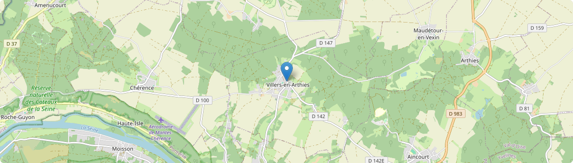 Villers-en-Arthies - Carte