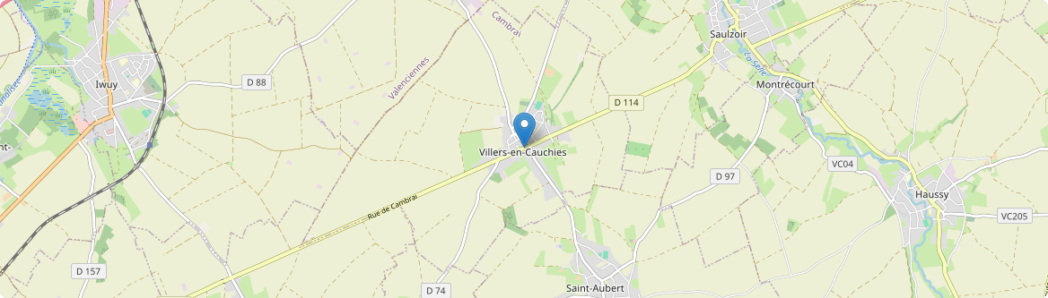 Villers-en-Cauchies - Carte