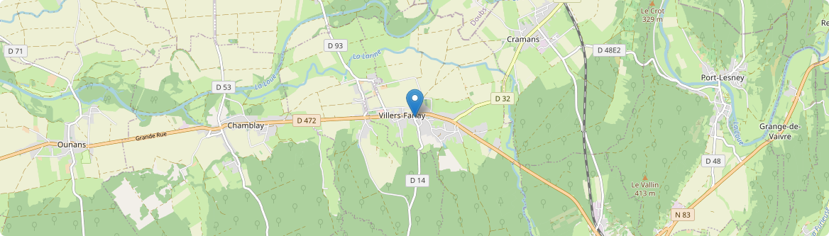 Villers-Farlay - Carte