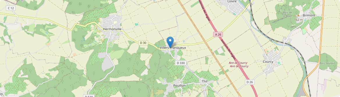 Villers-Franqueux - Carte