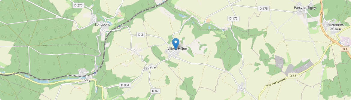 Villers-Hélon - Carte