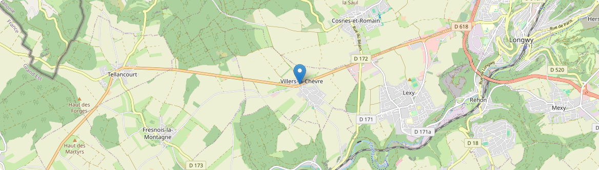 Villers-la-Chèvre - Carte
