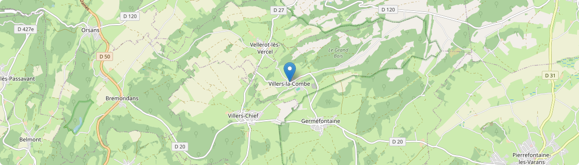 Villers-la-Combe - Carte