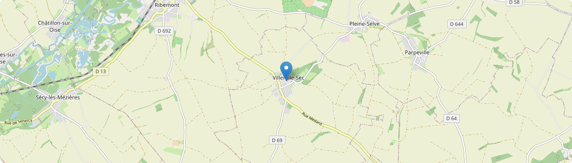 Villers-le-Sec - Carte