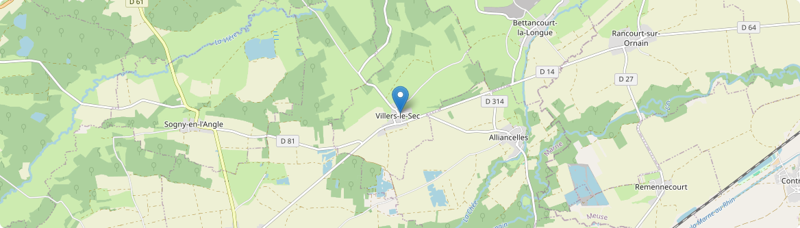 Villers-le-Sec - Carte