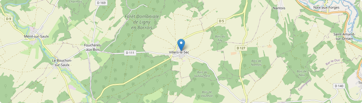 Villers-le-Sec - Carte