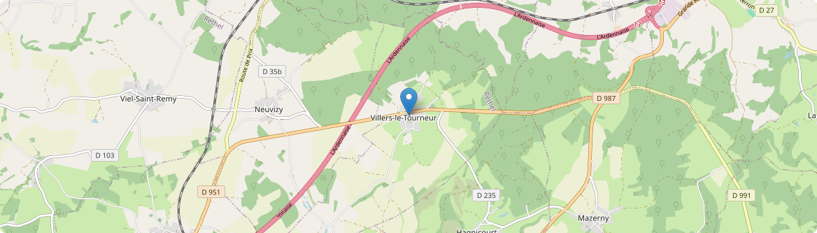 Villers-le-Tourneur - Carte
