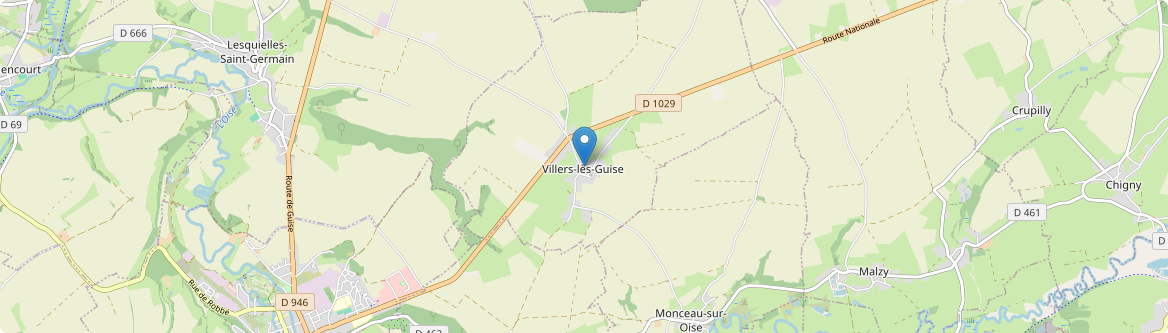 Villers-lès-Guise - Carte
