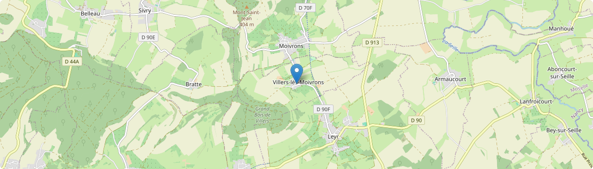 Villers-lès-Moivrons - Carte