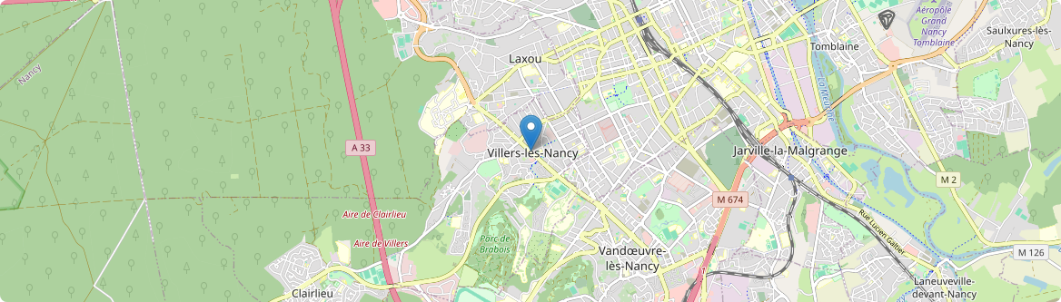 Villers-lès-Nancy - Carte