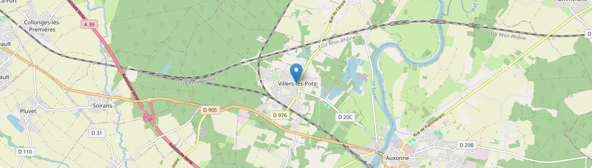Villers-les-Pots - Carte