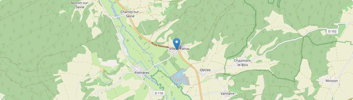 Villers-Patras - Carte