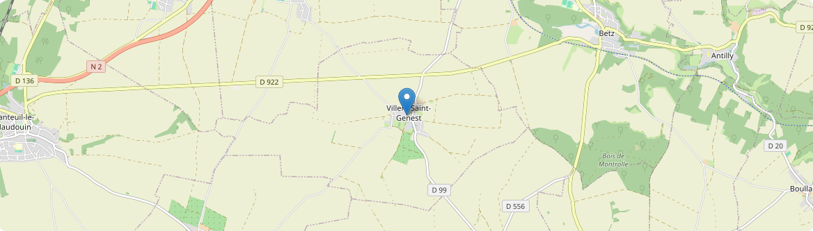 Villers-Saint-Genest - Carte