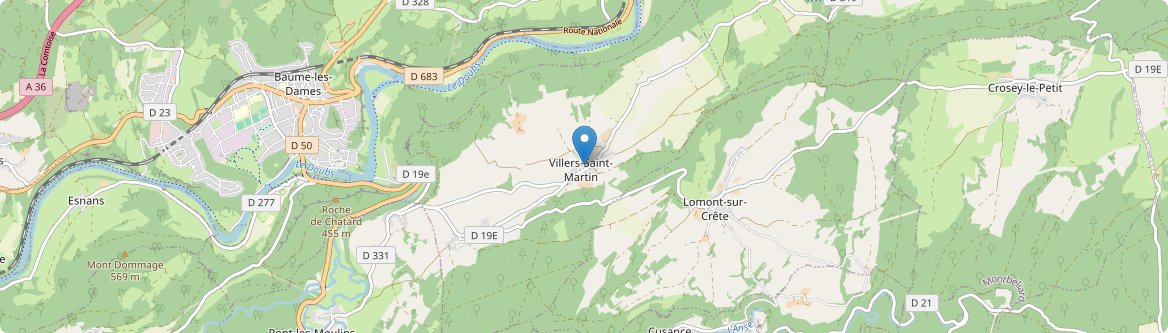 Villers-Saint-Martin - Carte