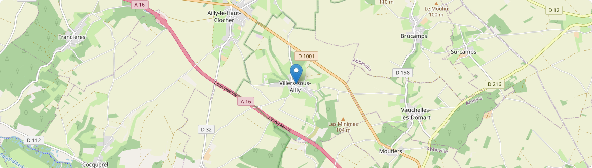 Villers-sous-Ailly - Carte