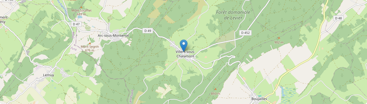 Villers-sous-Chalamont - Carte