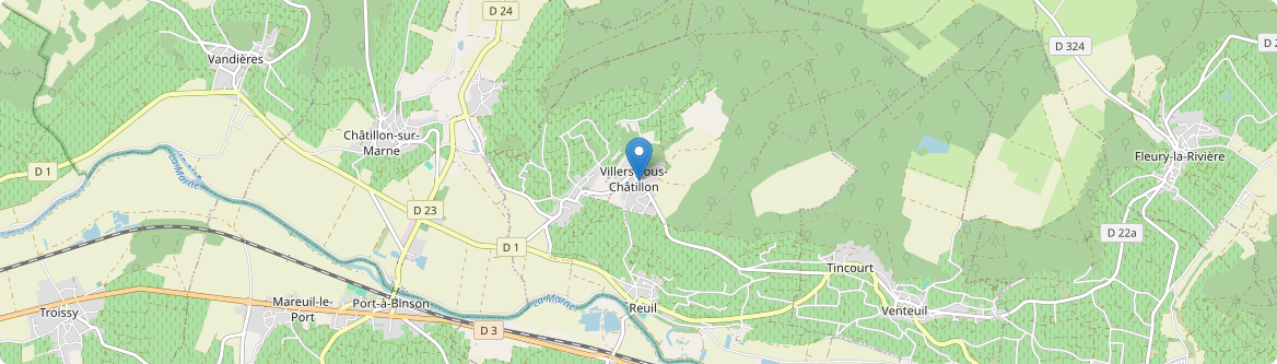 Villers-sous-Châtillon - Carte