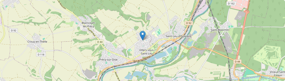 Villers-sous-Saint-Leu - Carte