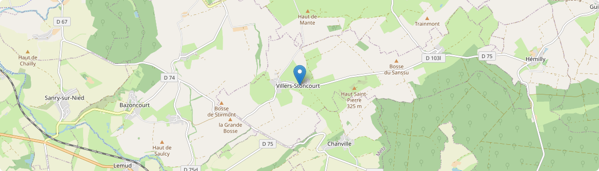 Villers-Stoncourt - Carte
