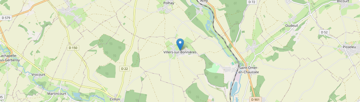 Villers-sur-Bonnières - Carte