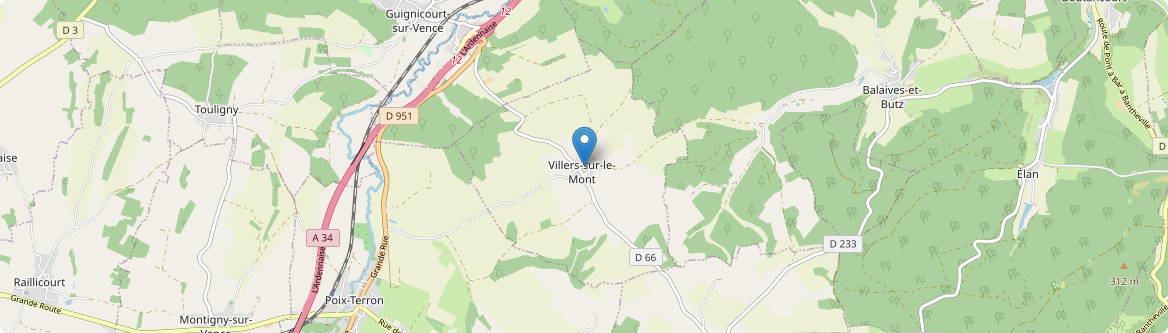 Villers-sur-le-Mont - Carte