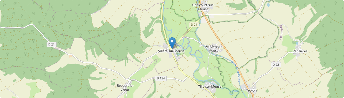 Villers-sur-Meuse - Carte