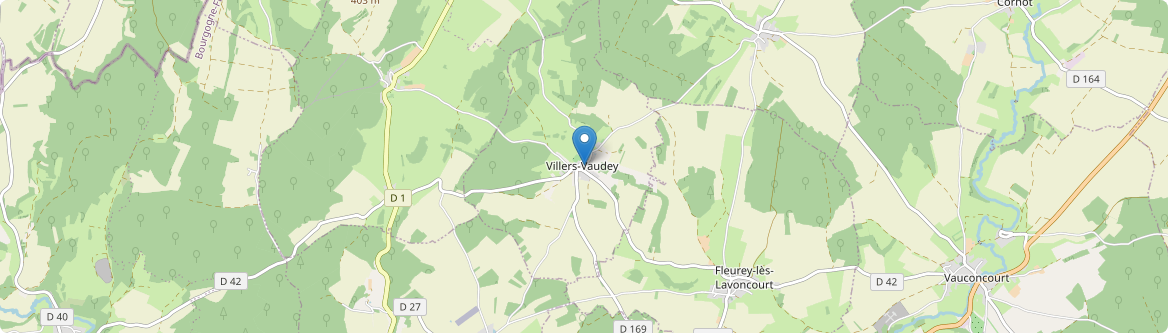 Villers-Vaudey - Carte
