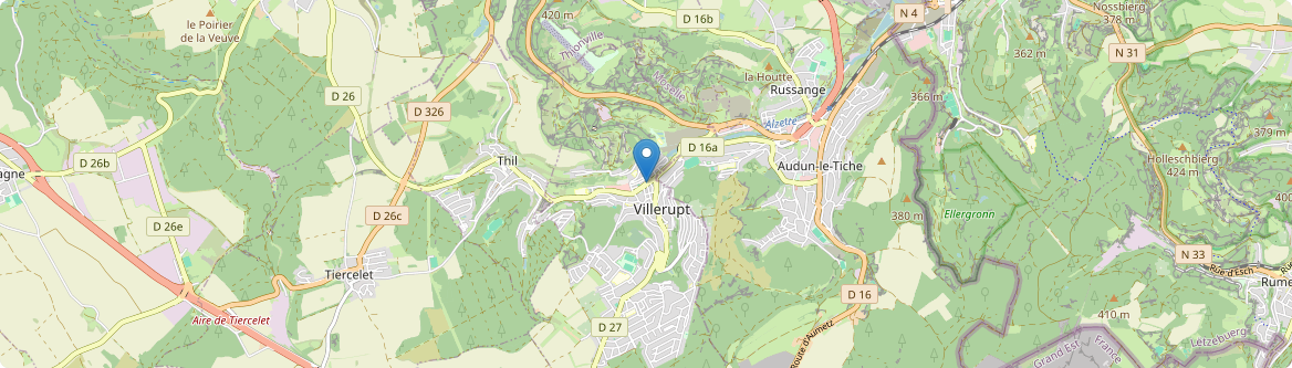 Villerupt - Carte