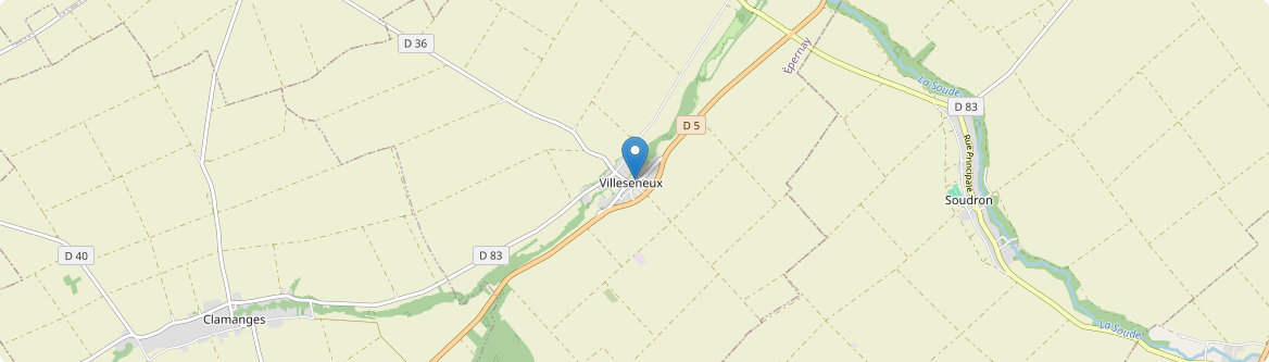 Villeseneux - Carte