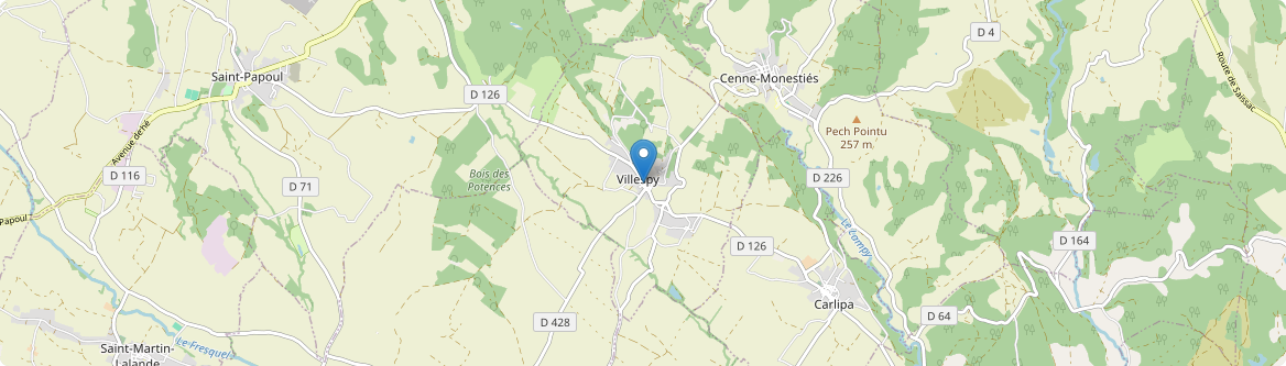 Villespy - Carte