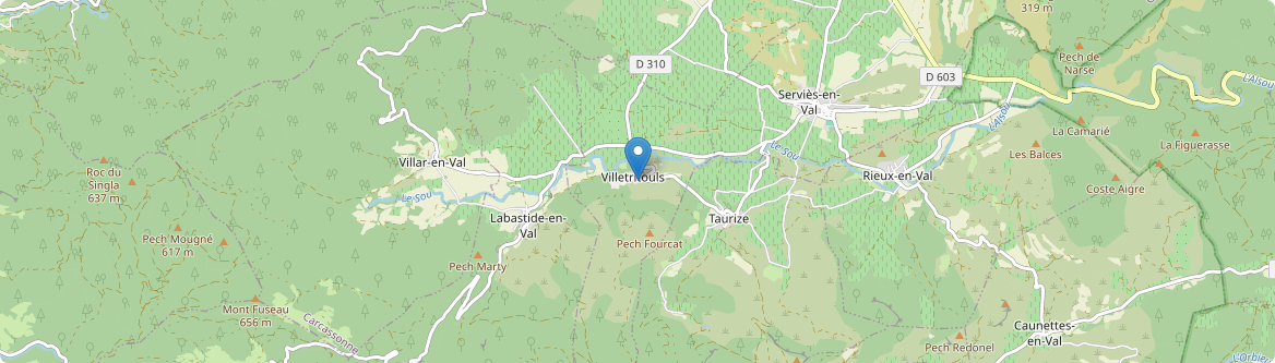 Villetritouls - Carte