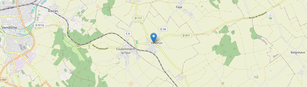 Villetrun - Carte