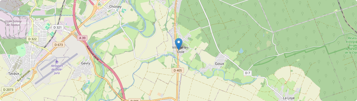 Villette-lès-Dole - Carte
