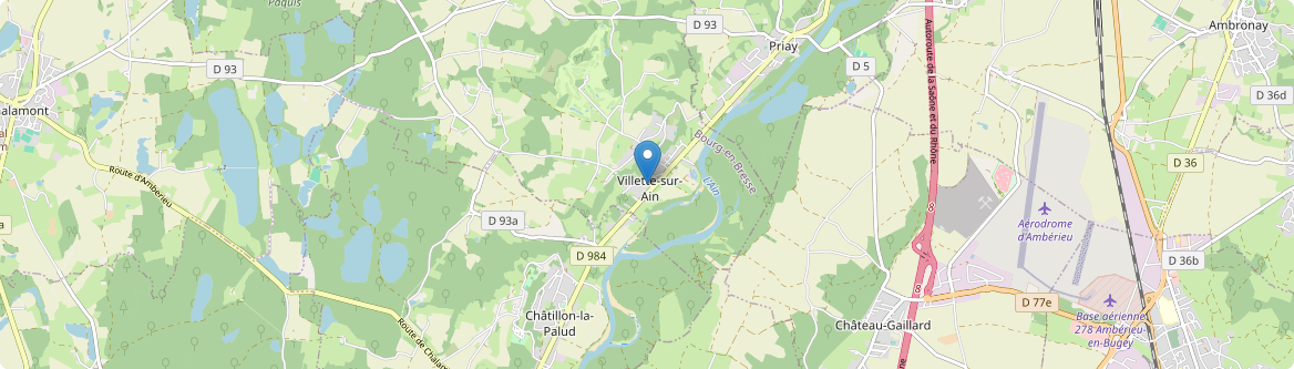 Villette-sur-Ain - Carte