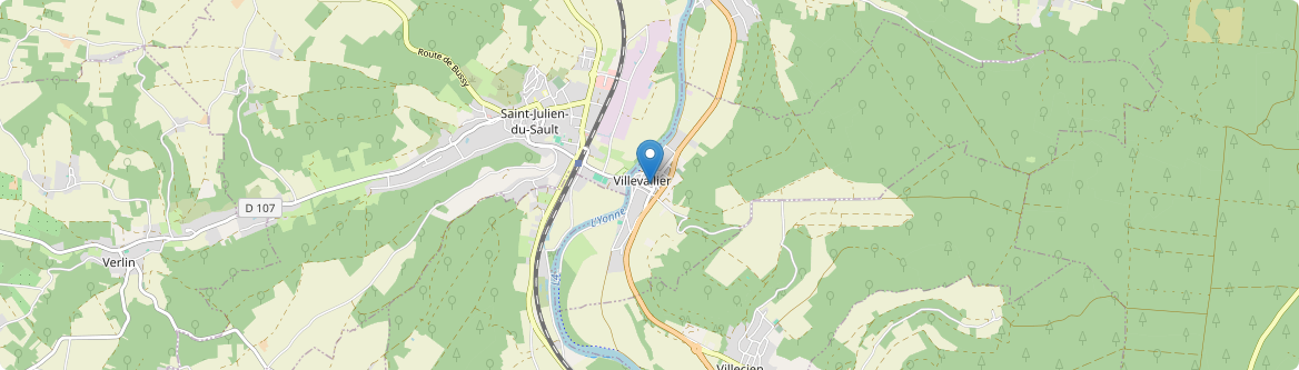 Villevallier - Carte