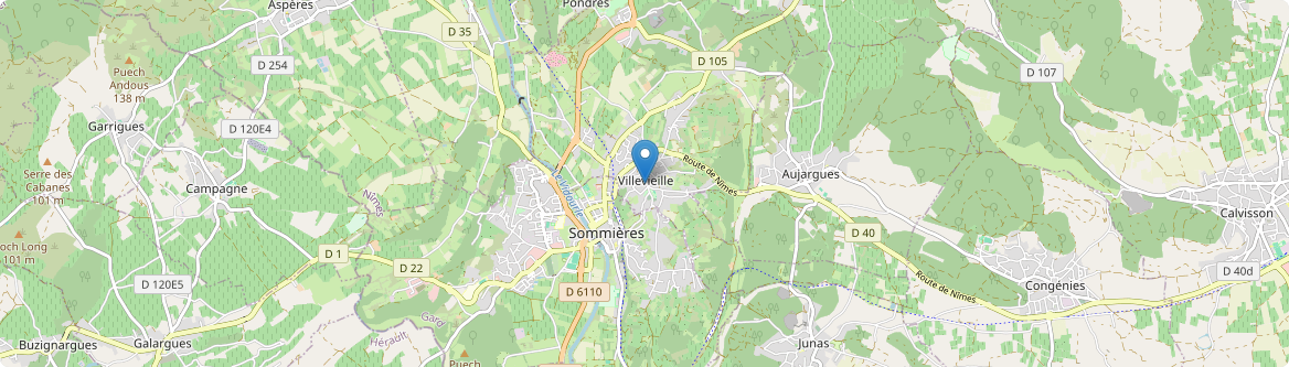 Villevieille - Carte