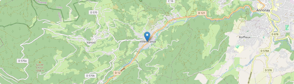 Villevocance - Carte
