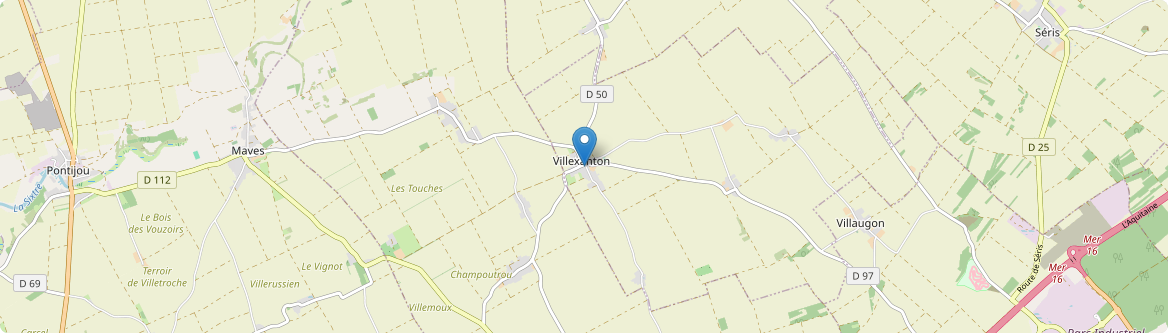 Villexanton - Carte