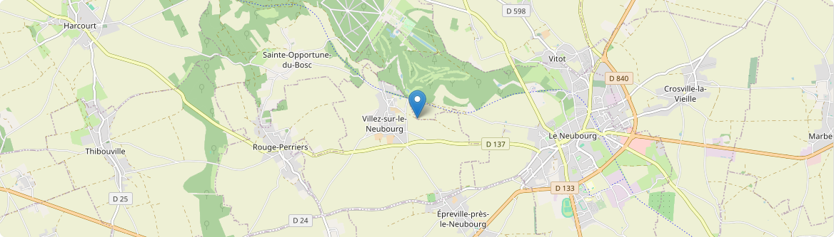 Villez-sur-le-Neubourg - Carte