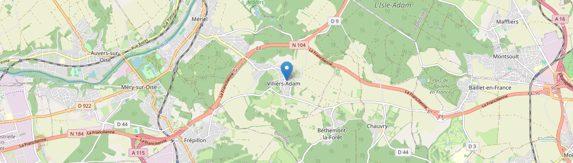 Villiers-Adam - Carte