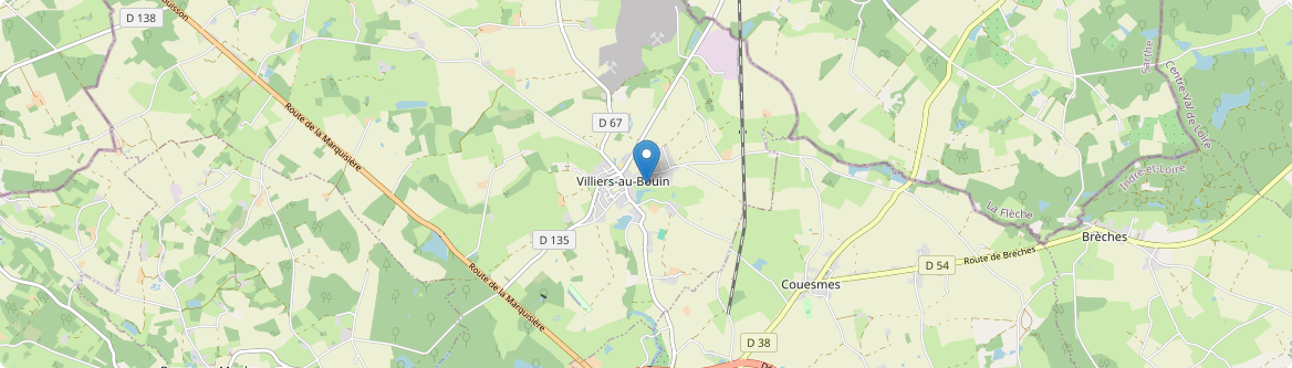 Villiers-au-Bouin - Carte