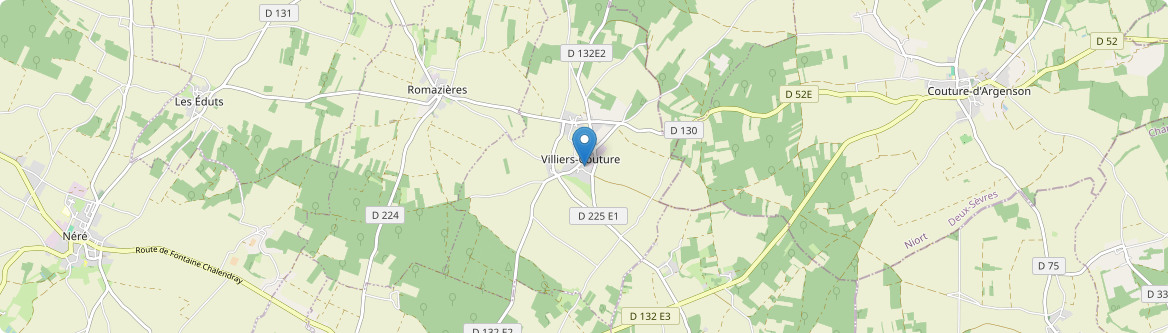 Villiers-Couture - Carte