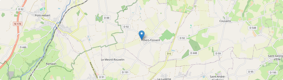 Villiers-Fossard - Carte