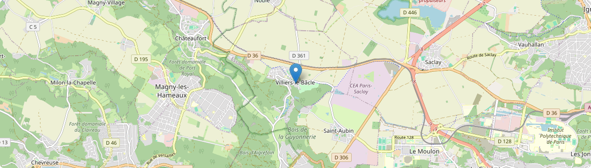 Villiers-le-Bâcle - Carte