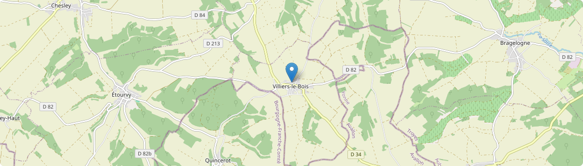 Villiers-le-Bois - Carte