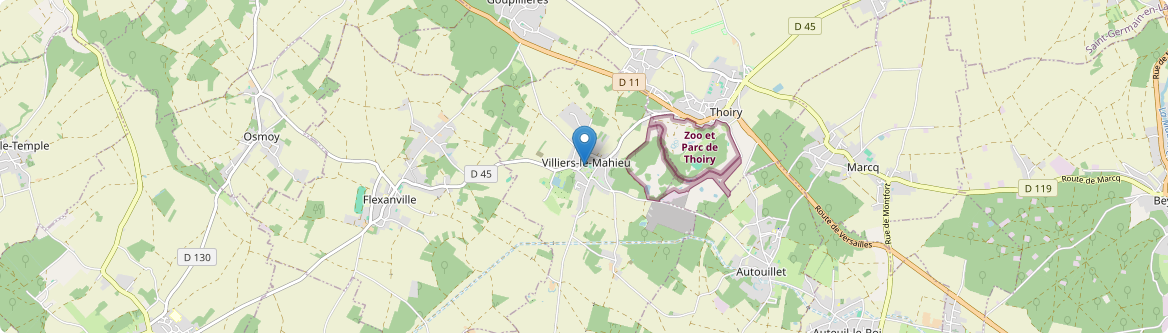 Villiers-le-Mahieu - Carte