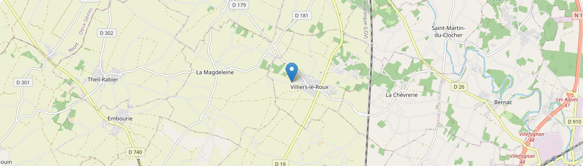 Villiers-le-Roux - Carte