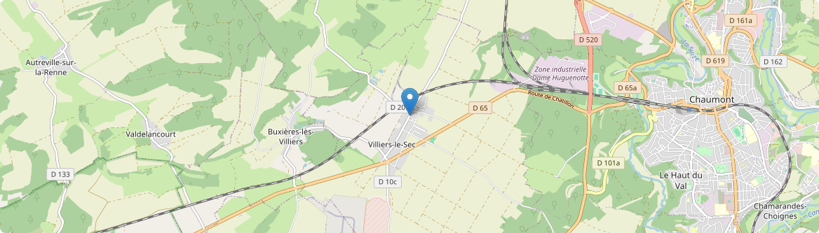 Villiers-le-Sec - Carte