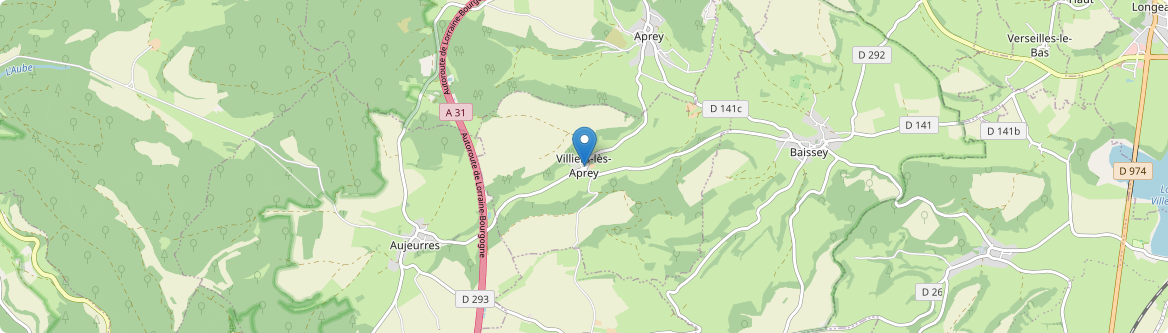 Villiers-lès-Aprey - Carte