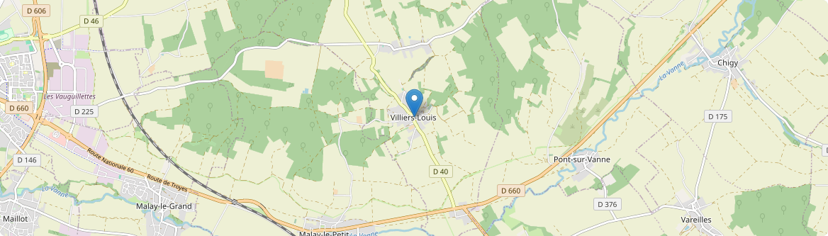 Villiers-Louis - Carte
